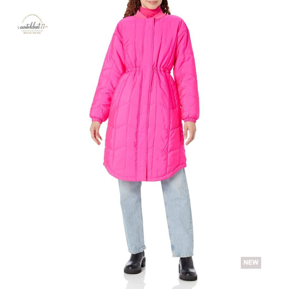 Oversized Quilted Coat Lightweight Insulated Water-Resistant Winter Outerwear